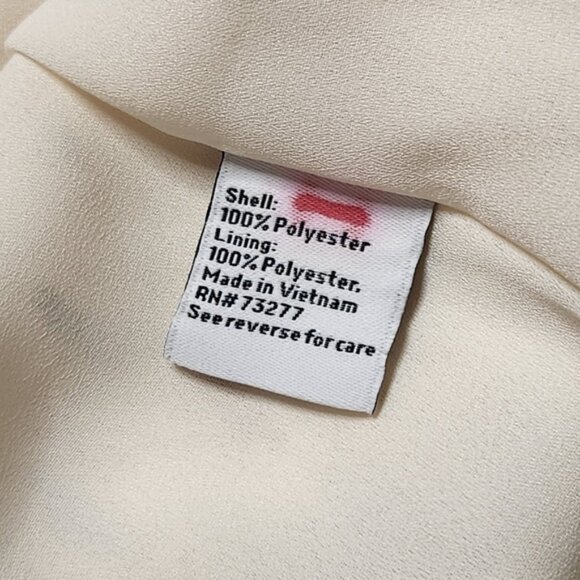 Nine West Ivory w/ Rose Gold Details Tank Top Size Small - Picture 4 of 6